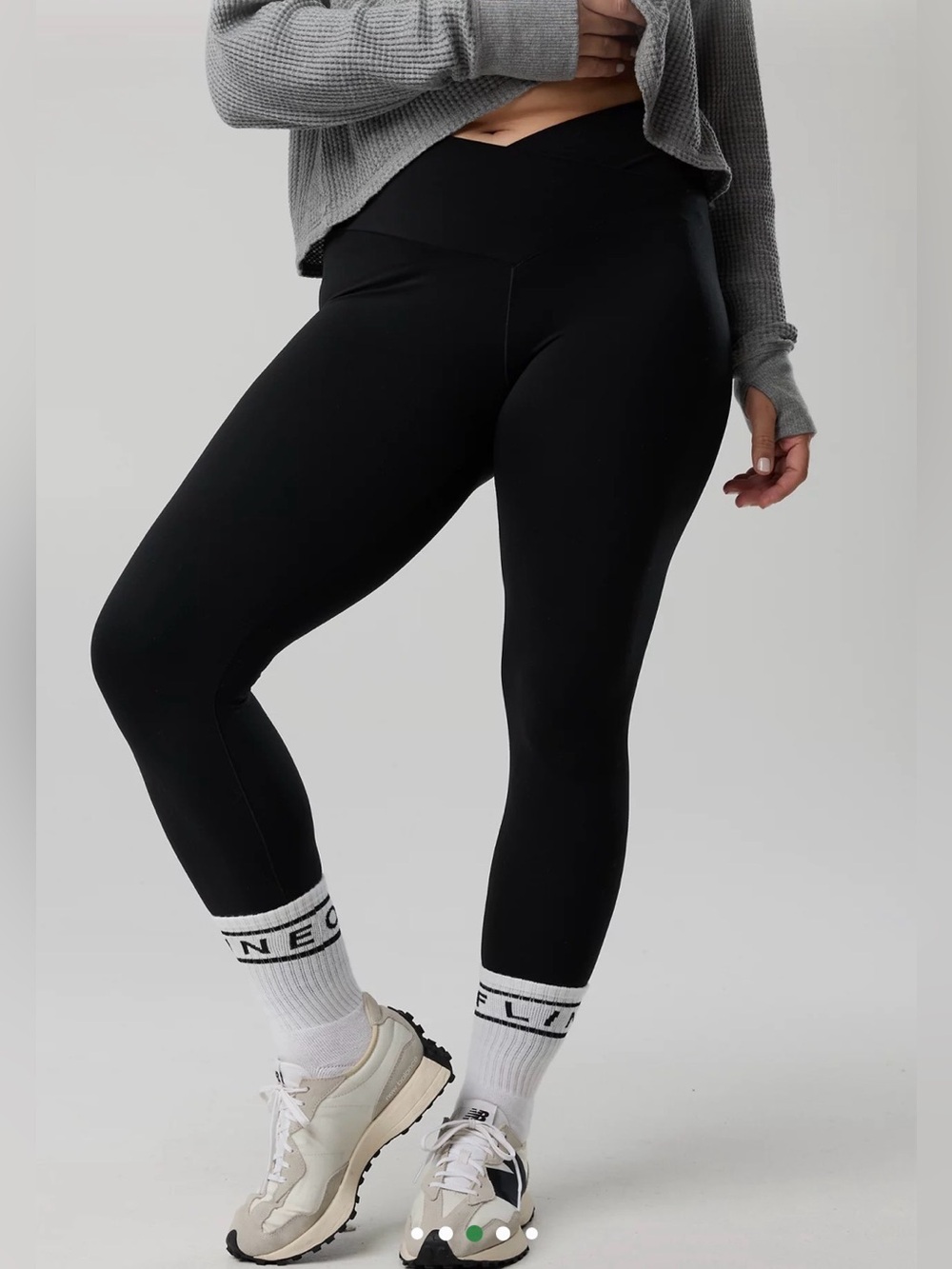 OFFLINE by Aerie Real Me Xtra 7/8 Hi-Rise Leggings Black Women’s Medium